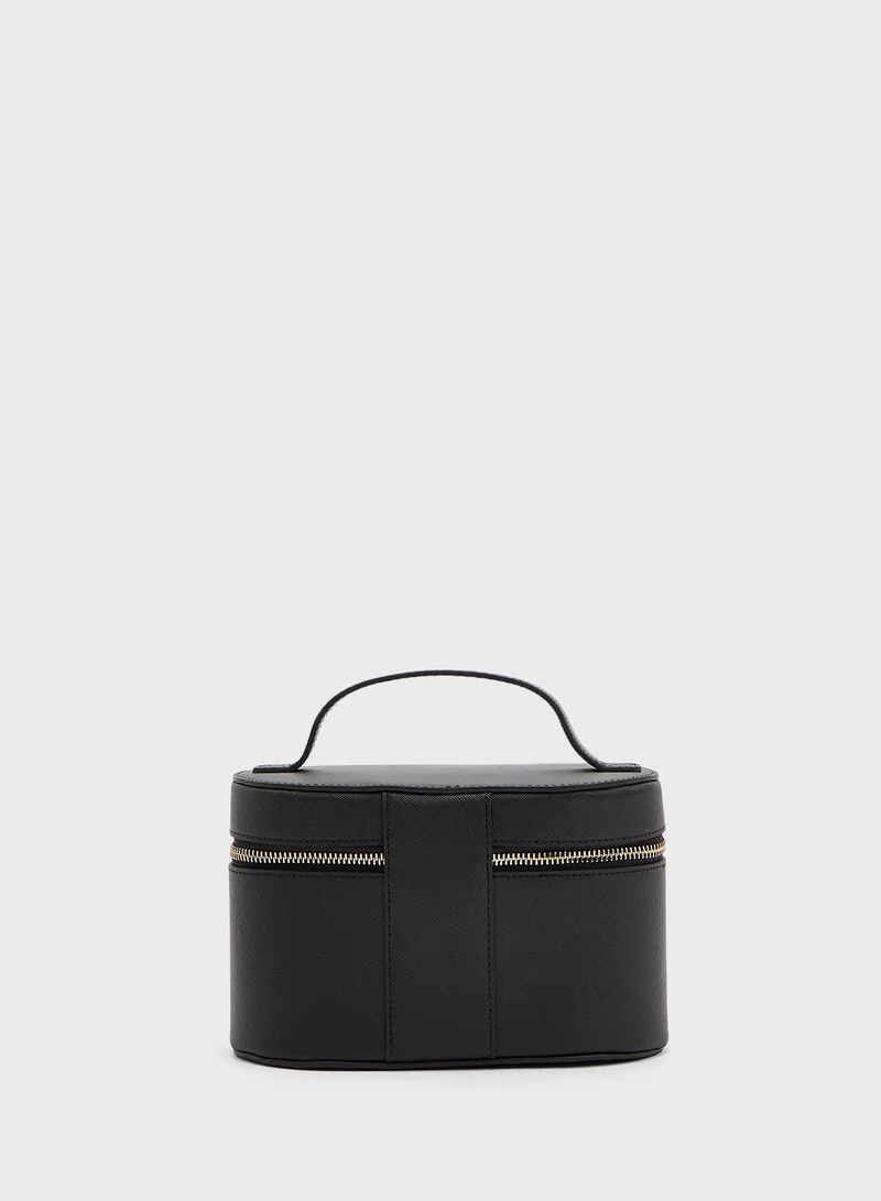 جس Logo Beauty Bag