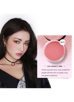 Charm Kiss Loose Powder Blush Air Cushion Blush Natural Blusher Bright Shimmer Face Blush for Cheek Highly Pigmented Blush Makeup Easy to Blend Makeup Blushin, All Day Wear (02#) 