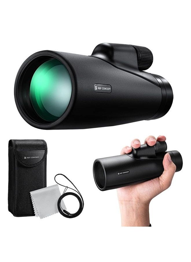 K&F Concept 12X50 HD Monoculars, Monoculars Telescope for Adults with BAK4 Prism & FMC Lens, Waterproof Monocular Scope with Dual Focus for Bird Watching Hunting Wildlife Hiking Traveling  - Image 1