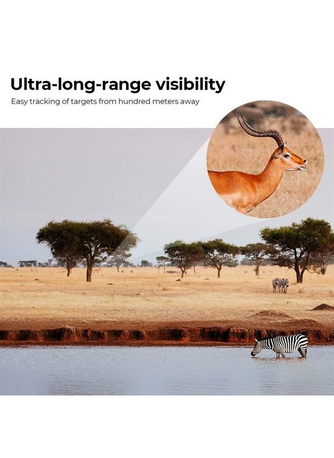 K&F Concept 12X50 HD Monoculars, Monoculars Telescope for Adults with BAK4 Prism & FMC Lens, Waterproof Monocular Scope with Dual Focus for Bird Watching Hunting Wildlife Hiking Traveling  - Image 5
