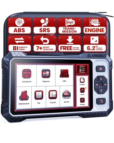 ANCEL FX6000 Bidirectional Scan Tool OBD2 Scanner Engine Code Reader Live Data OilEPBBMSSASThrottle Reset ABS Bleed Car Diagnostic Scanner for Most Vehicles Auto VIN Lifetime Free Update - Image 1