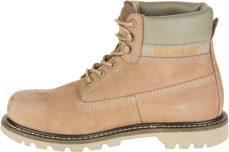 كاتربلر Oat Meal Ankle-High Boots