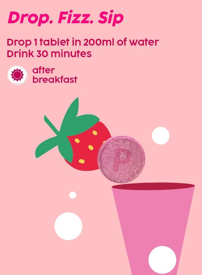 بليكس ذا بلانك فيكس بليكس – ذا بلانت فيكس أقراص فوّارة لإشراقة البشرة | 500 ملغ إل-جلوتاثيون | حمض الهيالورونيك | فيتامين C وE | مكوّنات نباتية | خالٍ من السكر | للاستخدام اليومي - Image 4