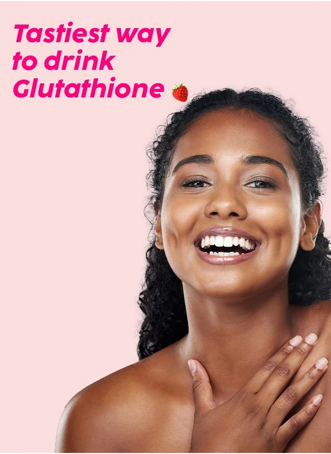 PLIX THE PLANT FIX Glutathione Skin Glow 90 Effervescent Tablets 500MG Pack Of 6, Strawberry Flavour