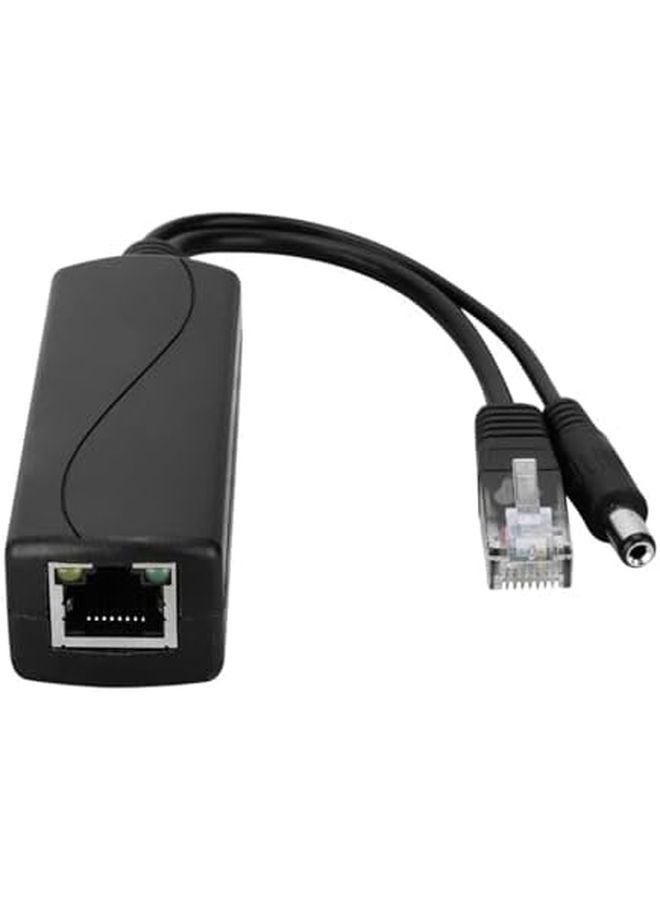 Micro U PoE Splitter 48V to 5V DC 5 5x2 1 with DC 3 5x1 35 Size DC 3 5 1 35 - Image 2