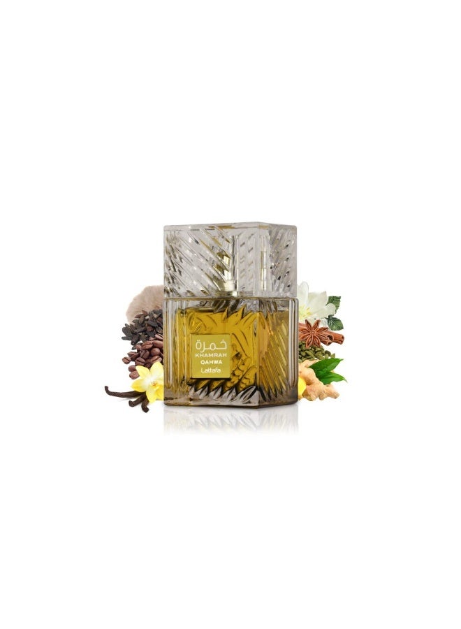 Lattafa KHAMRAH QAHWA Unisex Eau De Parfum by Lattafa 100ml - Image 3