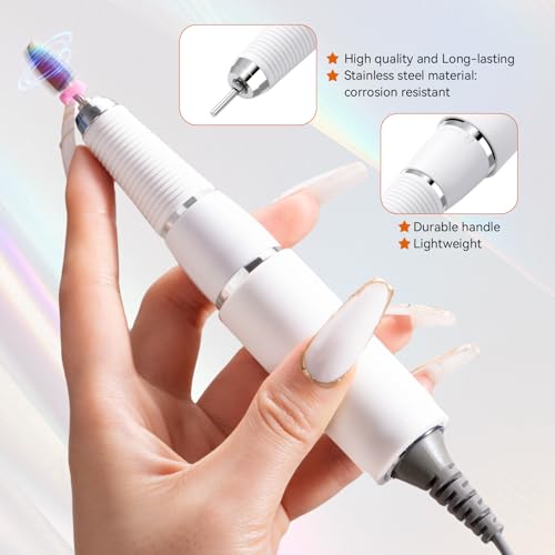 MAKARTT 30000RPM Electric Handpiece for Up200 Nail Drill Machine Professional E File 3 Pins White - Image 5