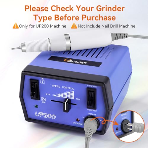 MAKARTT 30000RPM Electric Handpiece for Up200 Nail Drill Machine Professional E File 3 Pins White - Image 2