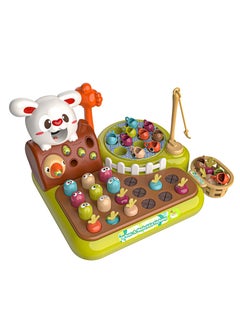 MIXDE Kids Fishing Toys,Educational Music Percussion Games For Children,Kids Early Education Games  - Image 1