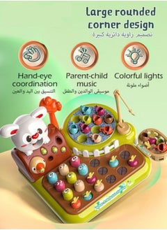 MIXDE Kids Fishing Toys,Educational Music Percussion Games For Children,Kids Early Education Games  - Image 2