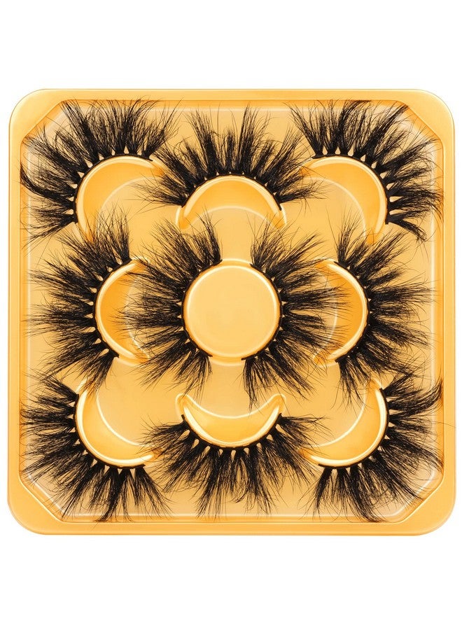 Focipeysa Lashes Mink False Eyelashes Fluffy Wispy Eye Lashes 20Mm Long Thick Dramatic Volume Fake Lashes By Focipeysa - Image 4