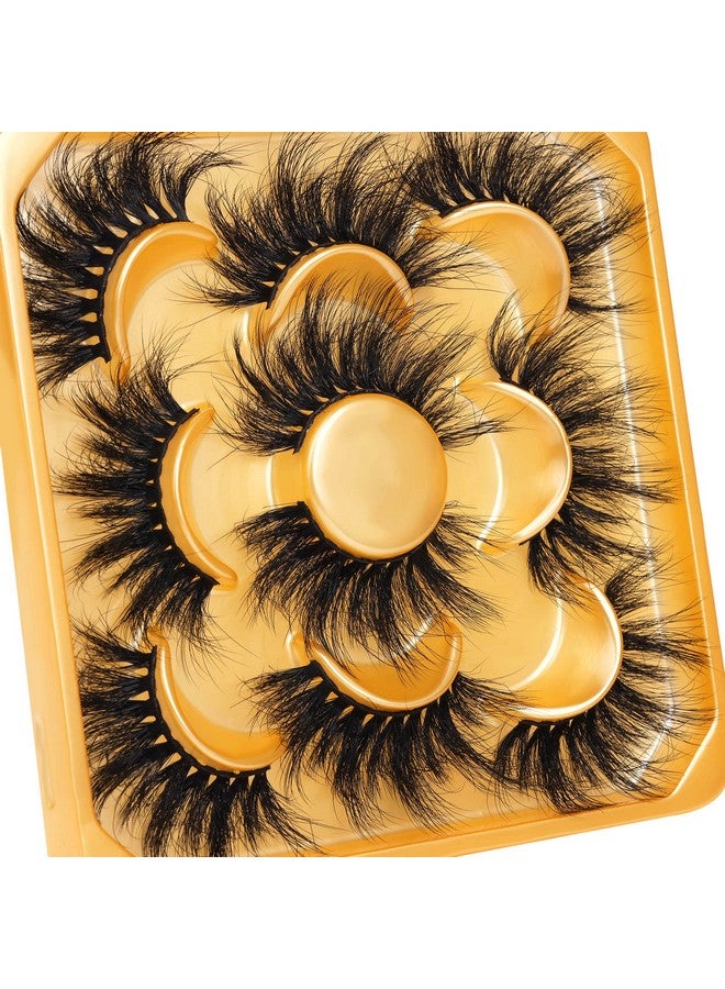 Focipeysa Lashes Mink False Eyelashes Fluffy Wispy Eye Lashes 20Mm Long Thick Dramatic Volume Fake Lashes By Focipeysa - Image 5