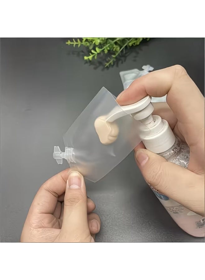 اب تو ديت  10أكياس سبوت شفافة لتعبئة السوائل الغذائية وعينات الكريمات - Image 2
