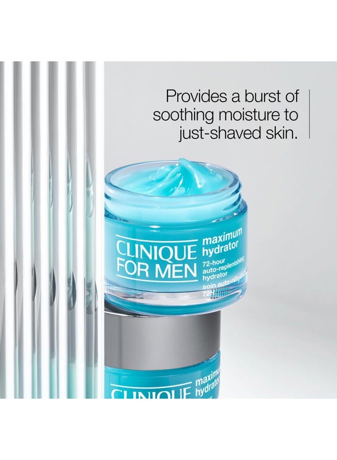 CLINIQUE For Men Maximum Hydrator 72-Hour Auto-Replenishing Oil Free Hydrating Face Moisturizer With Hyaluronic Acid + Aloe Vera, 1.7 Ounce - Image 2