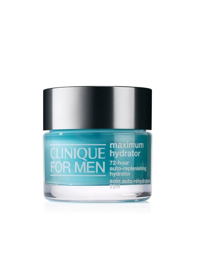 CLINIQUE For Men Maximum Hydrator 72-Hour Auto-Replenishing Oil Free Hydrating Face Moisturizer With Hyaluronic Acid + Aloe Vera, 1.7 Ounce - Image 1