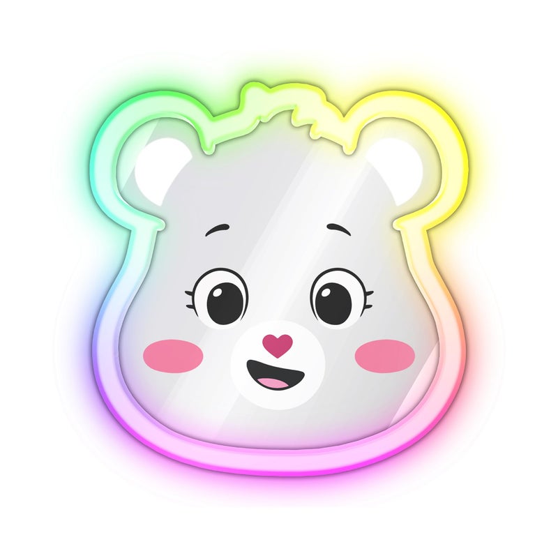 Care Bears Neon Wall Decor with Multicolored Ambient Lighting â€“ USB Powered LED Light for Kids' Room Decor â€“ Cheer Bear Character, Rainbow Glow â€“ Perfect for Bedrooms, Nurseries, and Playrooms - Image 1