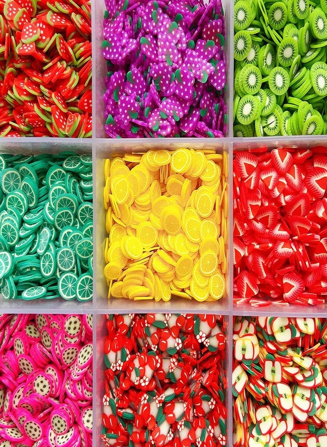 EHOPE 9000Pcs Fruit Nail Art Slices Fruit Slices for DIY 3D Polymer Slices Making Polymer Clay Slices for Nail Art（15 Styles） - Image 3