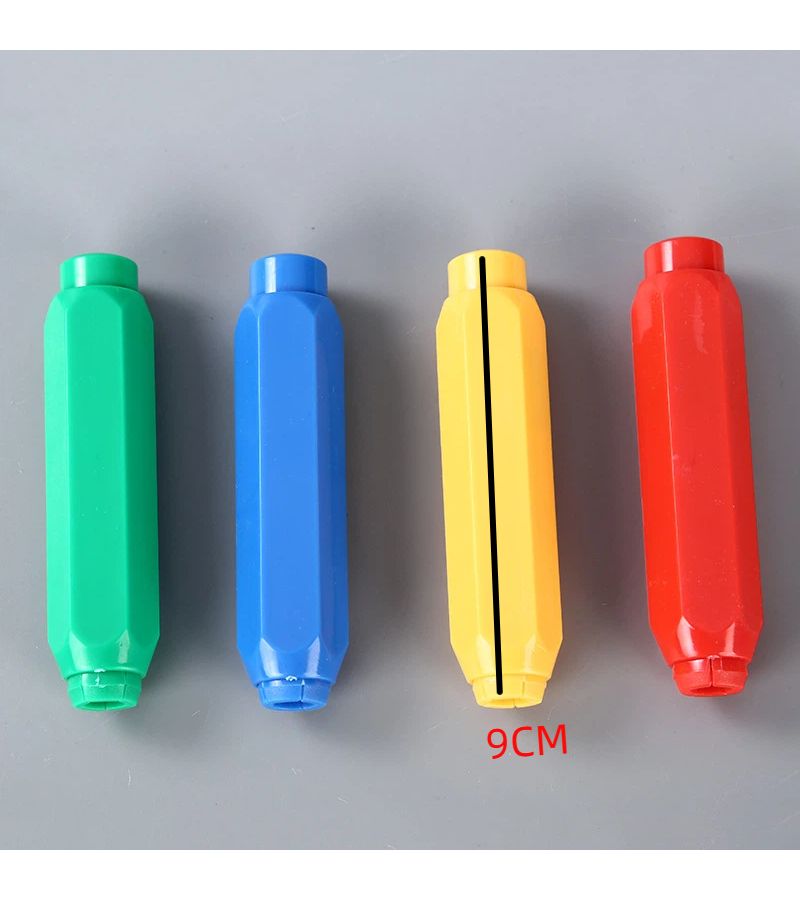 2 Pcs Blue Spring Chalk Holder With Clip Adheres To Blackboard - Image 3