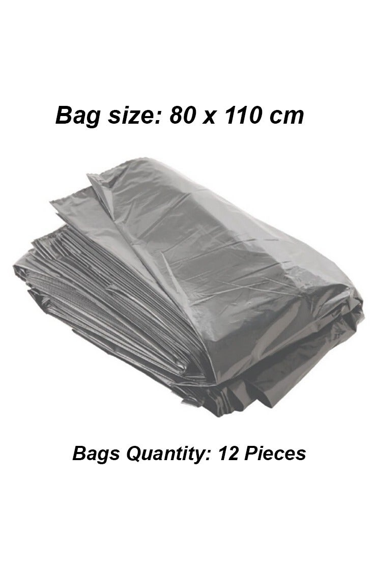 Garbage Bags | Trash Bags| 80 x 110cm | 12 bags - Image 2