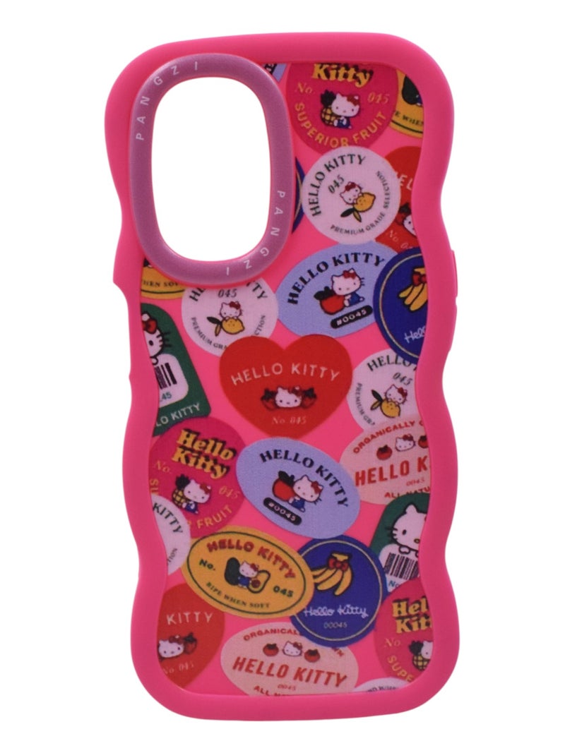Hello Kitty Plastic Back Cover For Oppo A57 \ Oppo A77 - Multicolour - Image 1