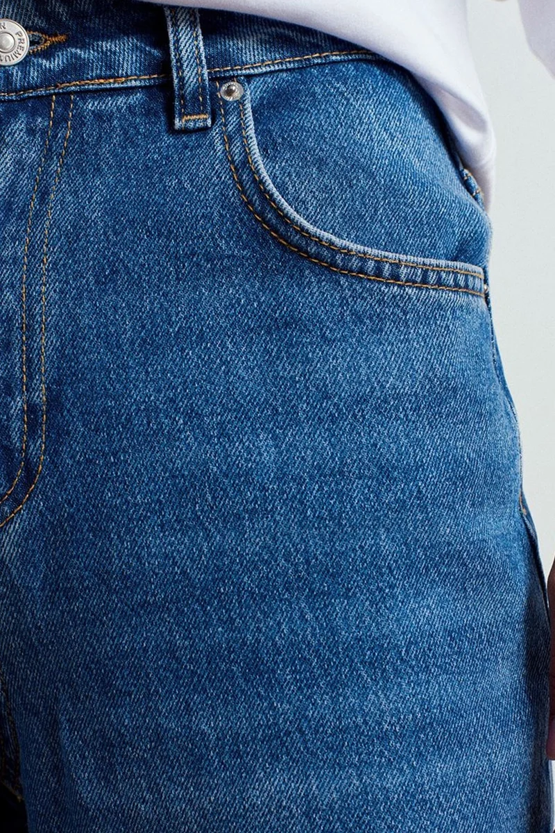 Dilvin Mid Blue Denim DILVIN High-Waist Wide-Leg Denim Jeans for Women | Best Price UAE