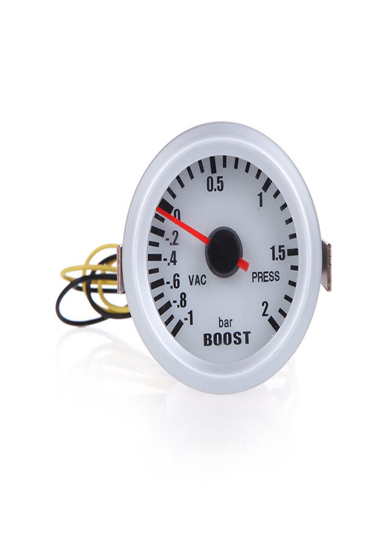 Turbo Boost Vacuum Press Gauge Meter for Auto Car 2" 52mm -1~2BAR Blue LED Light - Image 3
