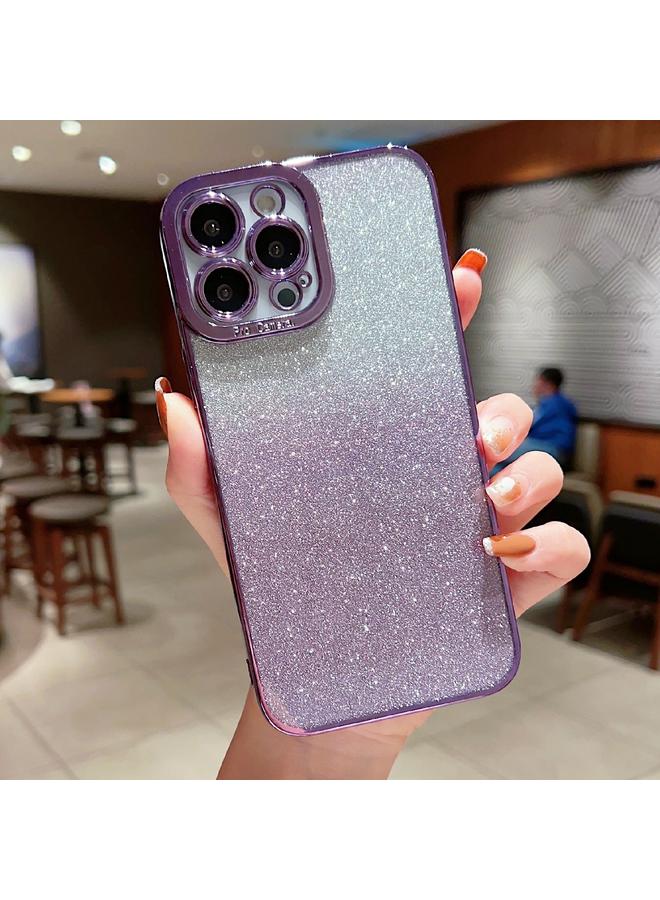 اس-توب جراب لهاتف iPhone 11 Pro Max شفاف للغاية بلون متدرج لامع من مادة TPU - Image 1