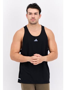 Adidas Men Sportswear Fit Sleeveless Training Vest, Black  - Image 1