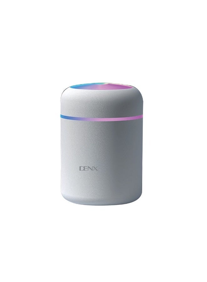 Denx Ultrasonic Mini Tank Humidifier with USB and Aroma Diffuser, Essential Oil Diffuser Electric Air Humidifier with 7 Colors LED Light - Image 1