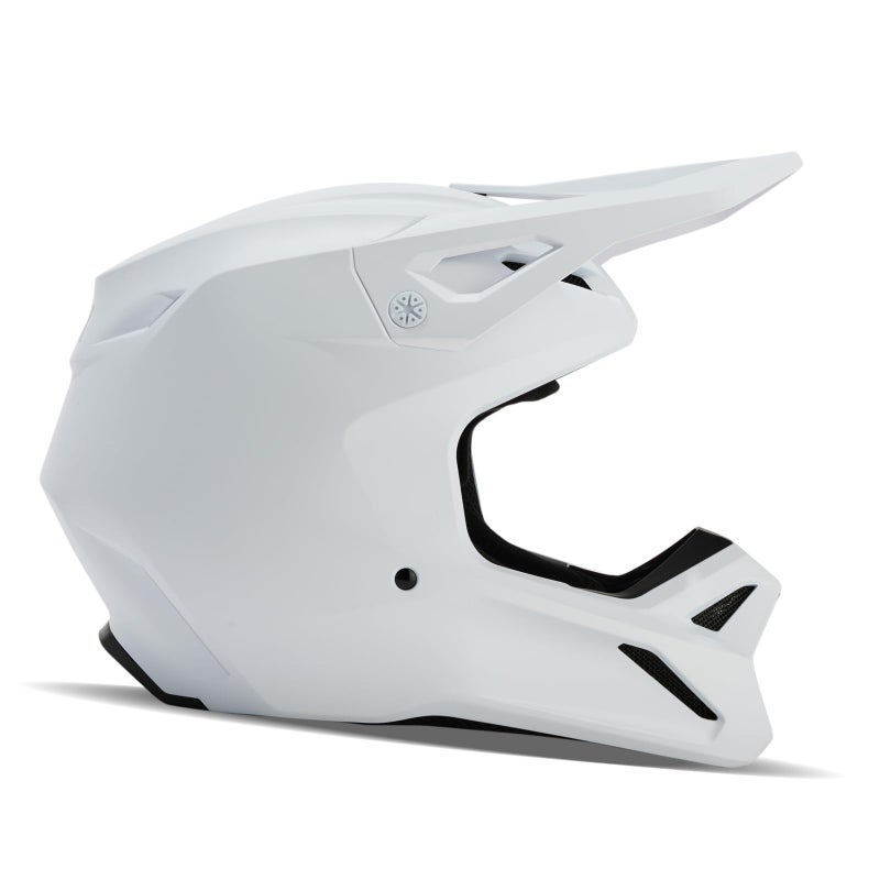 Fox Racing Unisex V1 Motocross Dirt Bike Helmet Matte White Small - Image 2