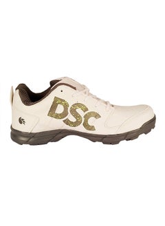 DSC Beamer Cricket Shoes | Grey/White | For Boys and Men | Light Weight | Durable | 3 UK, 4 US, 37 EU  - Image 2