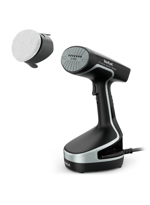 TEFAL Access Steam Force, Handheld Garment Steamer, 200 ml, Black & Silver, 2000 Watts, DT8230G0 200 ml 2000 W DT8230G0 Black
