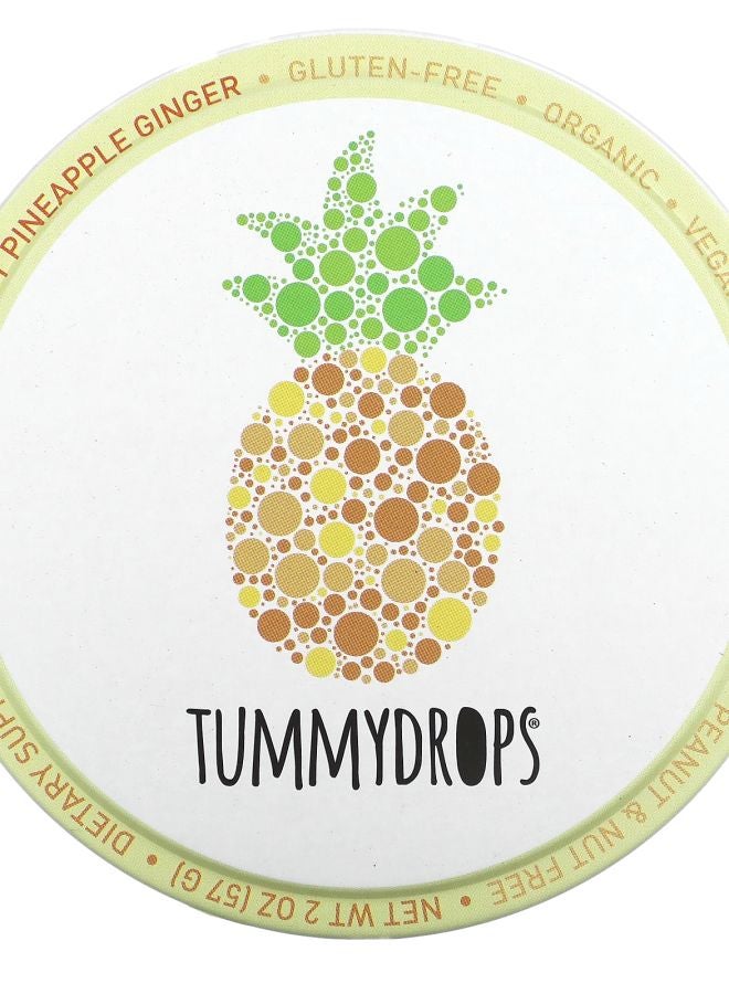 TUMMYDROPS قطرات الأناناس الزنجبيل العصير 18 قطرة - Image 1