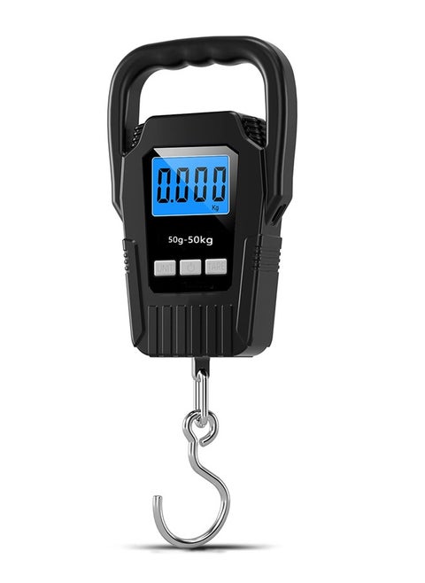 Digital Fish Scale Hanging Scale Fishing Scale, 110lb/50kg Luggage Scale,Fish Weighing Scale, Upgrade Large Handle & Backlit LCD Display, Fishing Gifts for Men