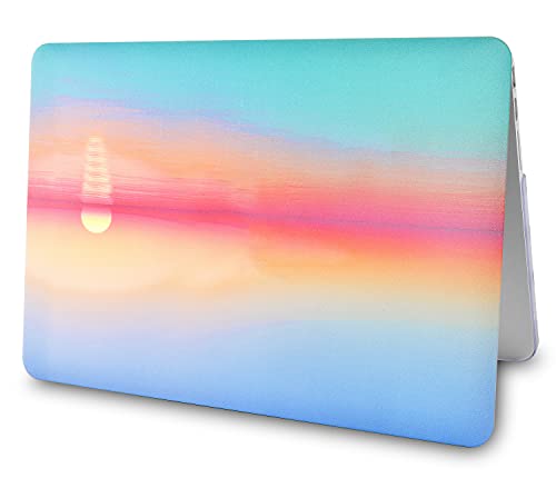 KECC Compatible with MacBook Air 13 inch Case 2026 2025 2024-2022 Release M5 M4 M3 M2 Chip A3449 A3240 A3113 A2681 Plastic Hard Shell for MacBook Air 13.6 inch + Keyboard Cover, Sunset - Image 4