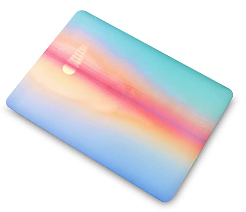 KECC Compatible with MacBook Air 13 inch Case 2026 2025 2024-2022 Release M5 M4 M3 M2 Chip A3449 A3240 A3113 A2681 Plastic Hard Shell for MacBook Air 13.6 inch + Keyboard Cover, Sunset - Image 5