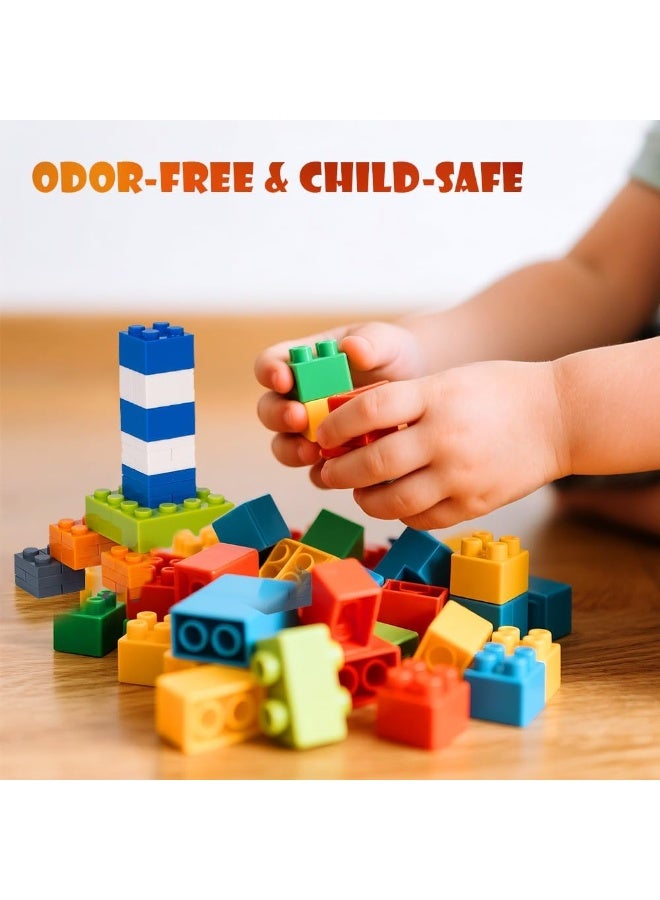 Lekebaby Classic 1500 Pieces Building Bricks Kit Basic Brick Set Classic Colors for Kids Creative Play, Compatible with All Major Brands, Gifts Educational Toy for Boys Girls 6 Years Old and Up - Image 3