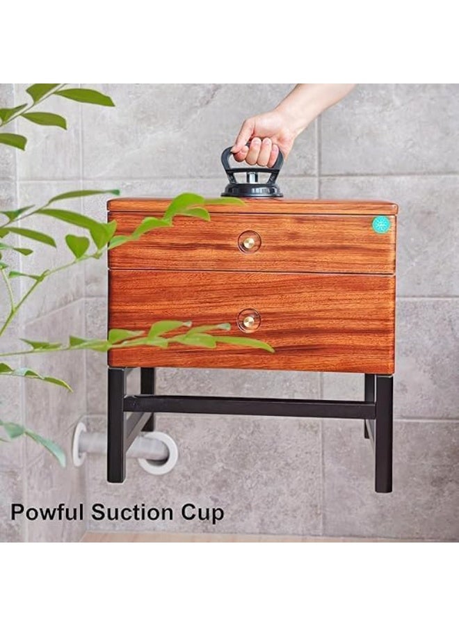 A large-scale car dent repair tool with a suction grip, suitable for removing paintless dents from car body panels, glass, mirrors, granite, and tiles. It features a strong grip and is a durable, portable hand tool (black). - Image 4