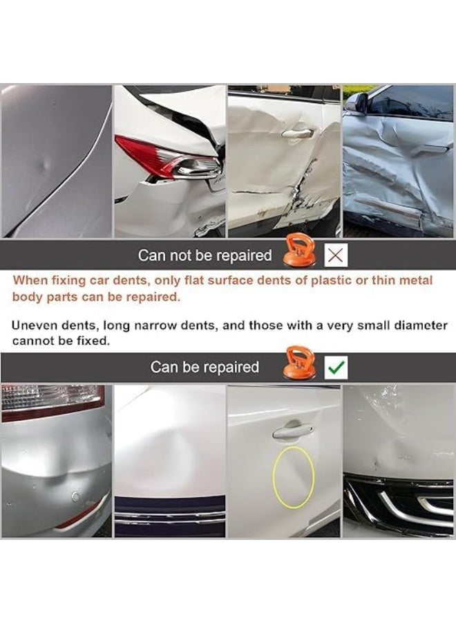 A large-scale car dent repair tool with a suction grip, suitable for removing paintless dents from car body panels, glass, mirrors, granite, and tiles. It features a strong grip and is a durable, portable hand tool (black). - Image 3