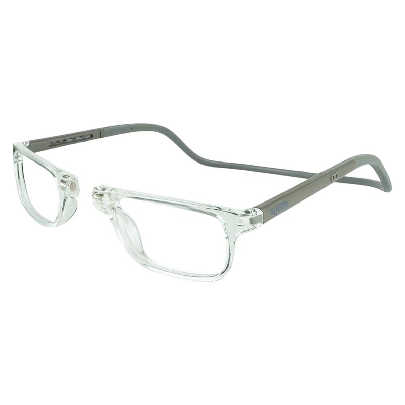 Clic Magnetic Reading Glasses For Men Or Women  Soft Foldable Band  Computer Readers  Nashi (S-Xl  Clear  2.00 Magnification) - Image 1
