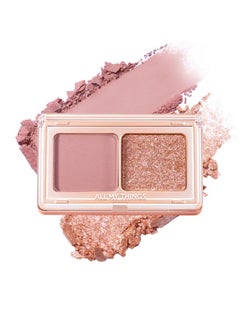 AMTS Moon Collection Eyeshadow Dual Color Matte & Glitter Eye Shadow Palette High Pigmentation,Safe Ingredients, Suitable For Sensitive Skin, And Versatile Makeup Looks (Aurora)  - Image 2