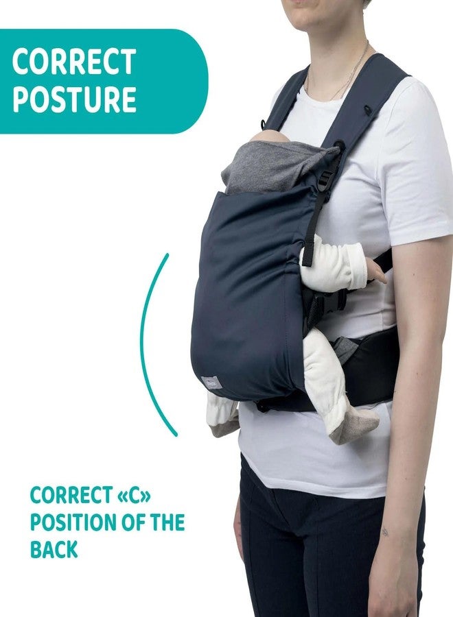 Chicco Skin Fit Baby Carrier Blue Passion | Easy to Wear & Fit | Parent & Front Facing | Easy to Pack & Store | Up to 9 kgs - Image 4
