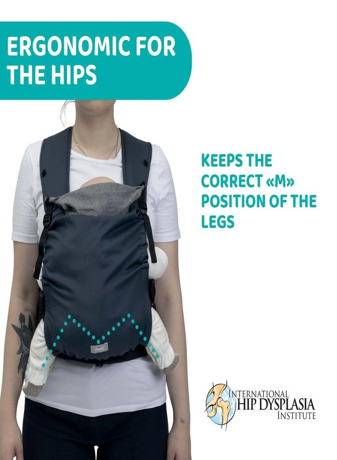 Chicco Skin Fit Baby Carrier Blue Passion | Easy to Wear & Fit | Parent & Front Facing | Easy to Pack & Store | Up to 9 kgs - Image 3