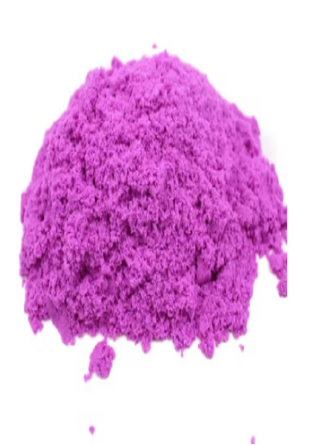 Diy Magic Sand with 2 Animal Moulds - Underwater World Play Dough set Plasticine Color Mud Set Castle Modeling Clay kit DIY Slime Toys (Purple)  - Image 3