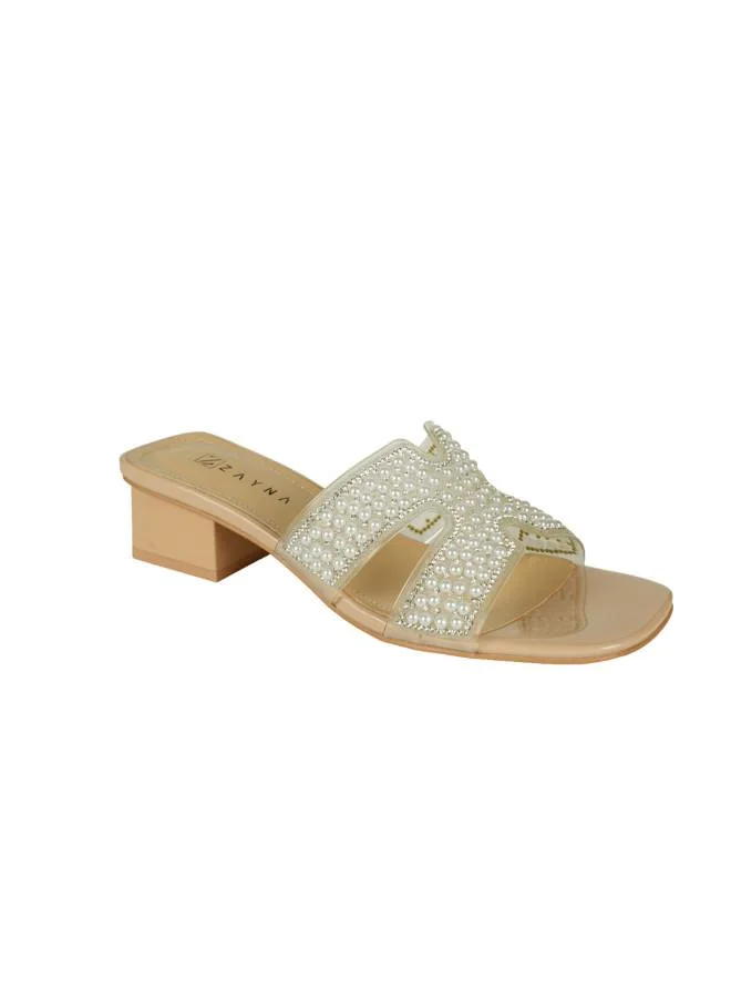 ZAYNA 221-145 Zayna Ladies Block Heel 3103-70 Pink