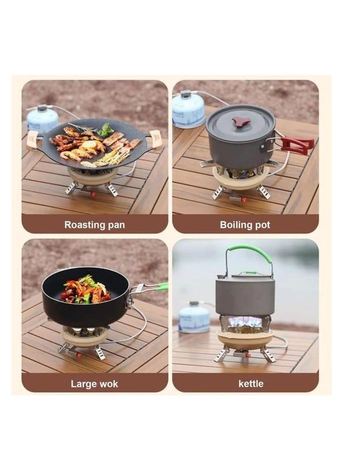 Generic High Power Travel Folding Portable Gas Stove 16KW 5 Core Cassette Oven  - Image 4