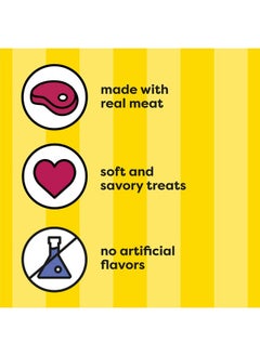 Temptations Meaty Bites, Soft And Savory Cat Treats, Salmon Flavor, 1.5 Oz. Pouches (Pack Of 7)  - Image 2