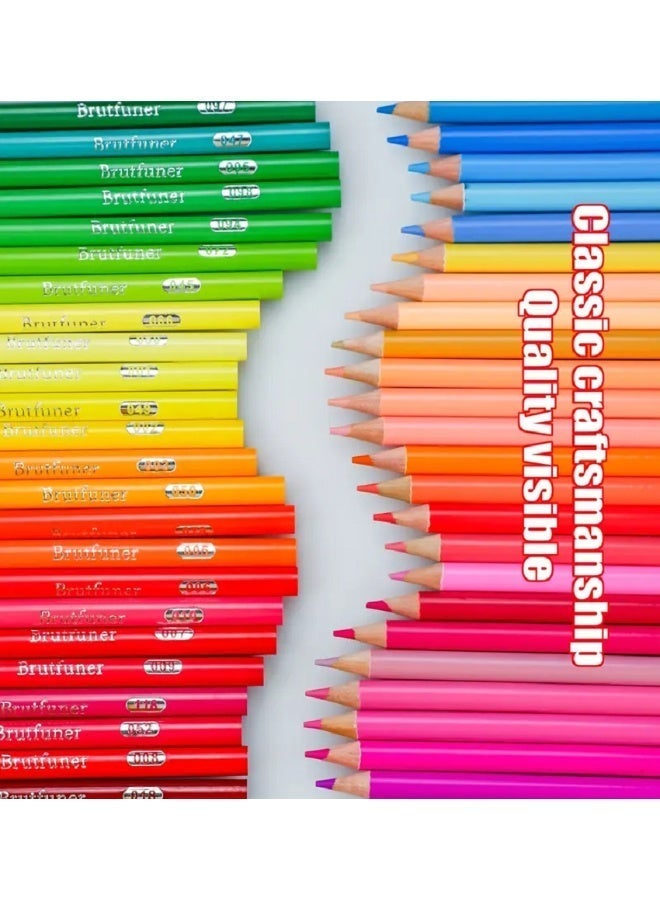 Brutfuner Colored Pencils: 72 Oil-based Drawing Pencils for Coloring Books  Sketching Blending Shading, Durable Soft Core Color Pencils Set Gift for Artist, Adults Kids Beginners - Image 3