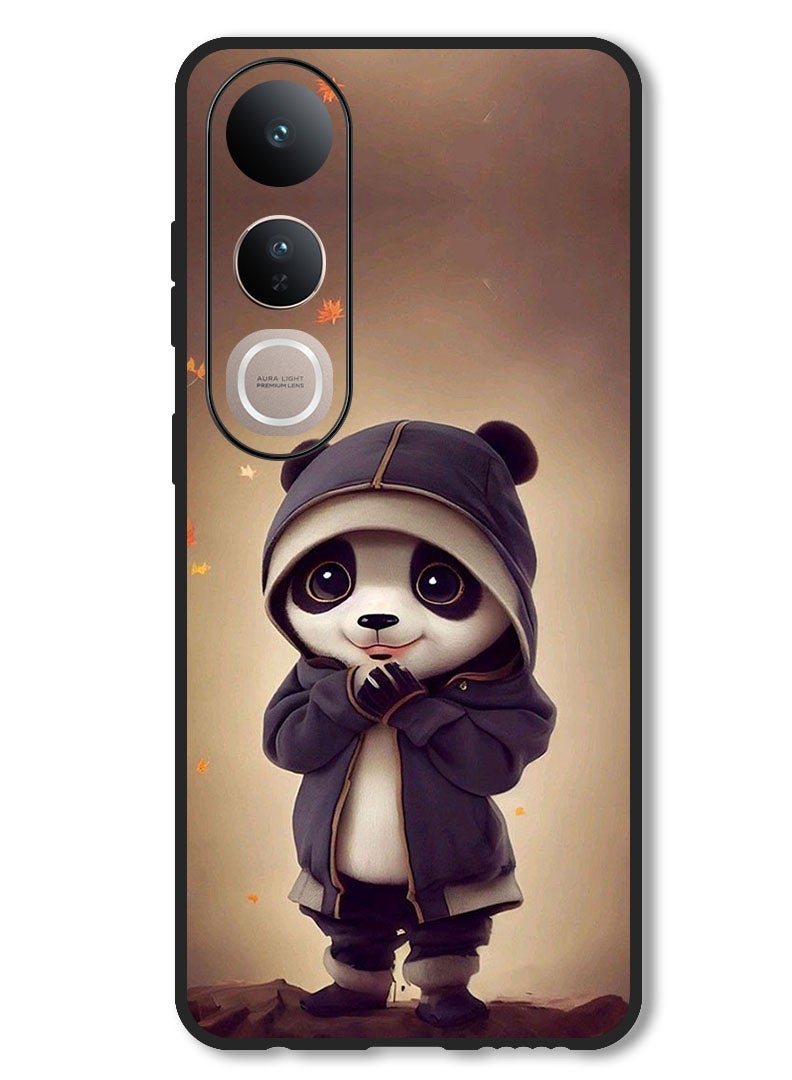 Theodor Case Compatible with Vivo V50 Lite Protection Shockproof Bumper Cover Little Panda - Image 1