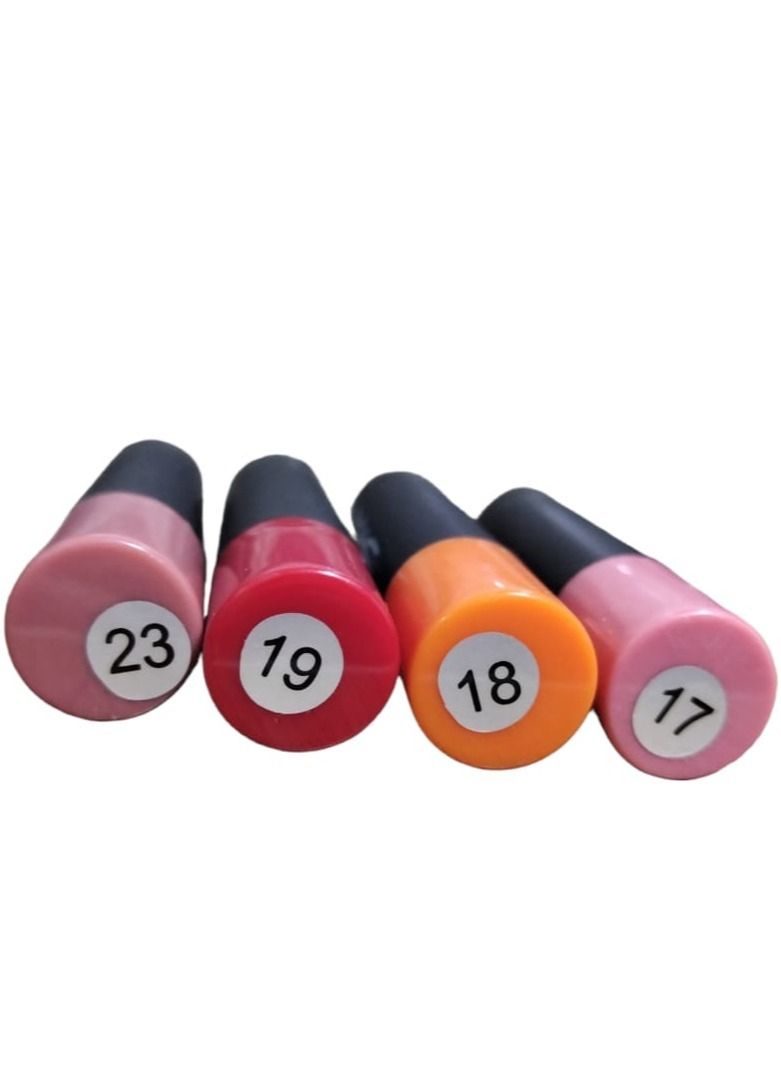 Generic Lip Stick 4 Colors Set for Girls With Lip Balm And Protection From Cracks  - Image 3